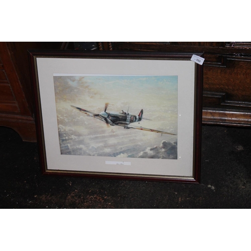 550 - FRAMED SPITFIRE PRINT