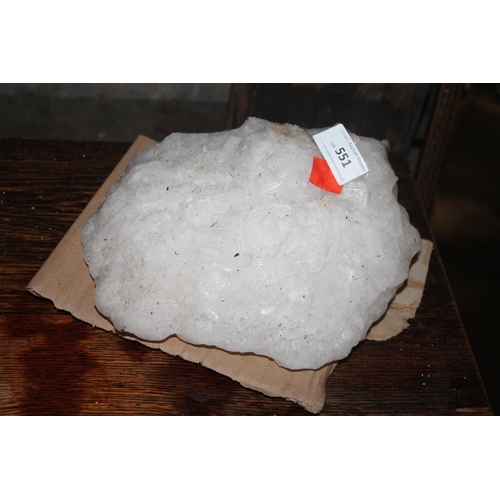 551 - LARGE SALT CRYSTAL