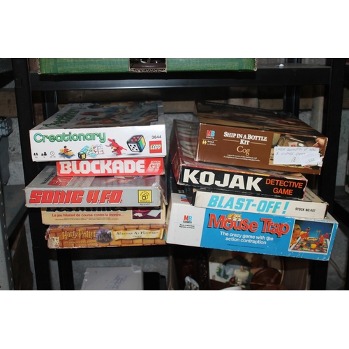 161 - LARGE QTY OF NEW AND VINTAGE GAMES