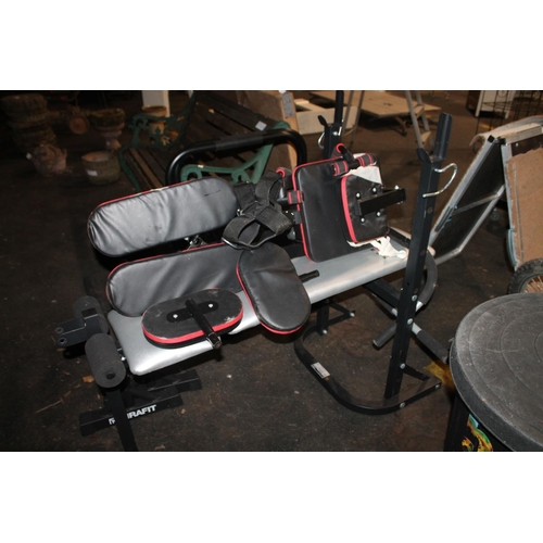 419 - YORK FITNESS WEIGHTS BENCH AND OTHER EQUIPMENT
MULTI GYM