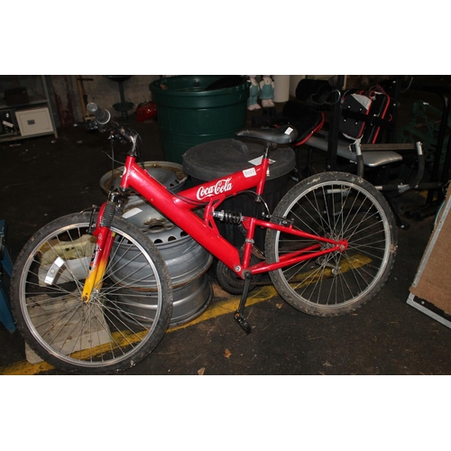 440 - RED COCA COLA TGS BIKE