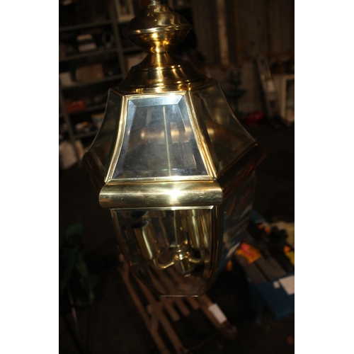 442 - BRASS LANTERN FITTING