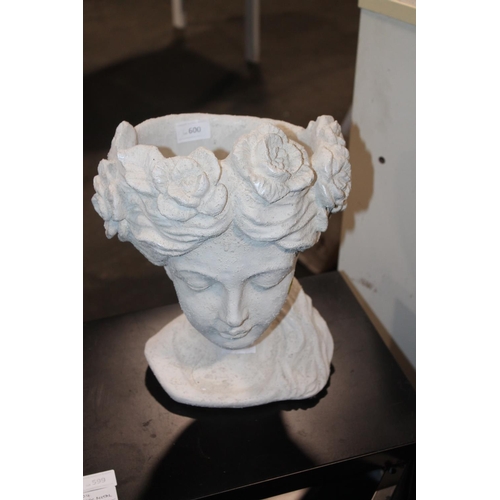 600 - BUST PLANTER