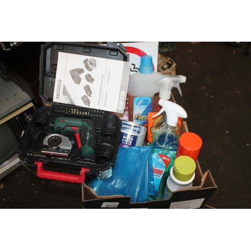 75 - SELECTION OF NEW AND PART USED CLEANING PRODUCTS ETC
