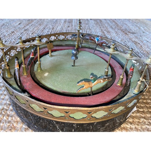 346 - French antique horse racing game ( over 100 years old good condition) An Early 20th Century French T... 