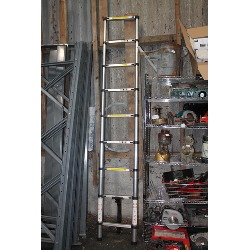 15 - SET OF ALUMINIUM TELESCOPIC LADDERS