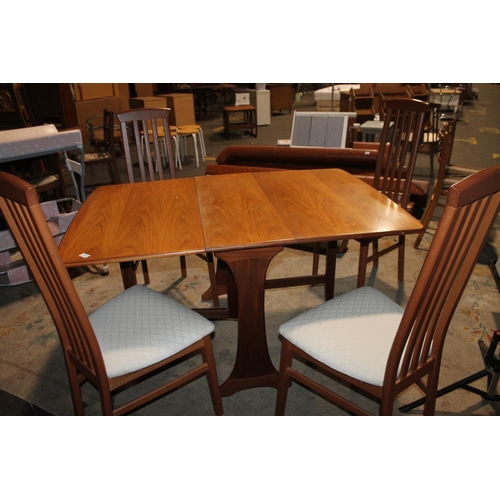 DROP LEAF TABLE WITH SETY OF 4 CLEAN DSINIG CHAIRS   1100170659 PREVIEW.JPG