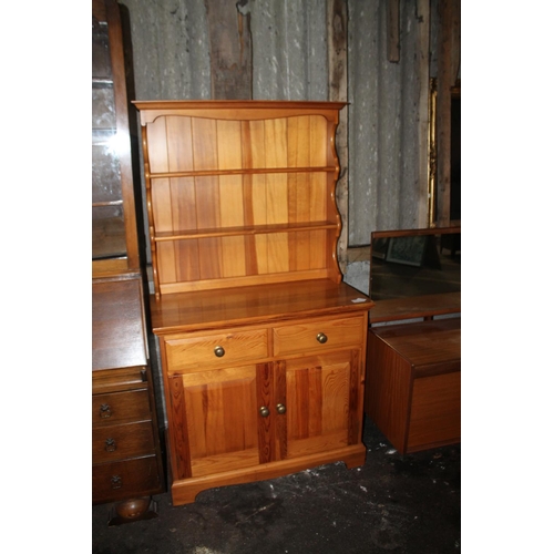 651 - TWO PIECE PINE DRESSER