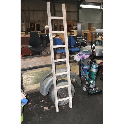 110 - WOODEN 7 TIER LADDER