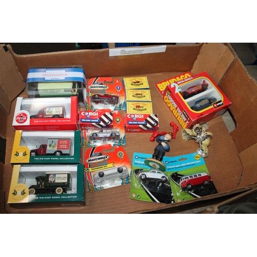 266 - MODEL CARS. BOXED INC CORGI MATCHBOX ETC