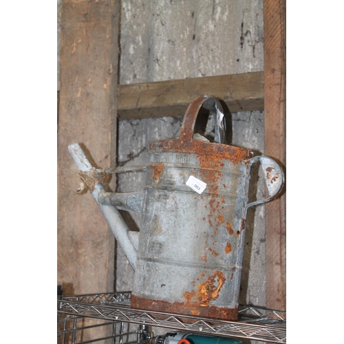 3 - GALVANISED WATERING CAN