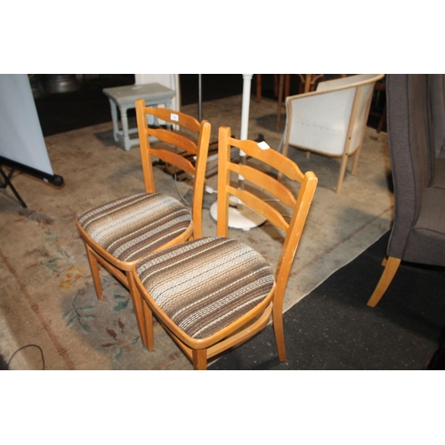 708 - PAIR OF VINTAGE KITCHEN CHAIRS