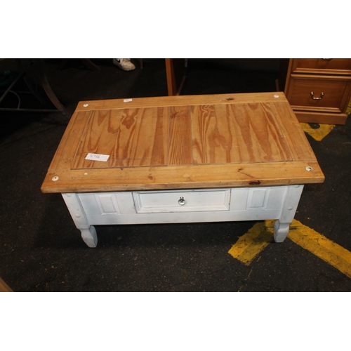 714 - PINE SINGLE DRAW COFFEE TABLE