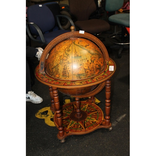 739 - ALCOHOLIC BEVERAGE GLOBE