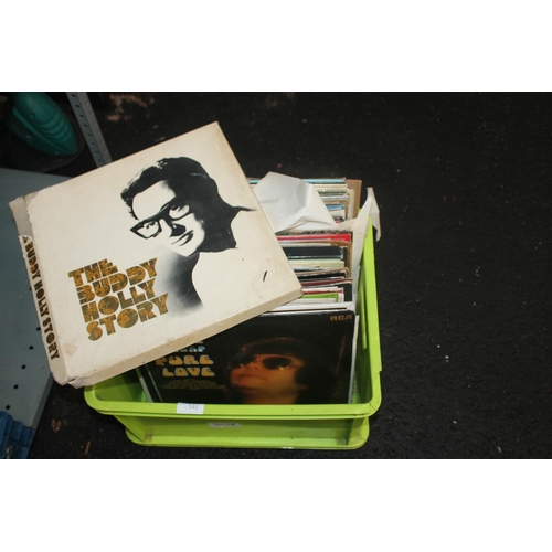 79 - BOX OF LPS INC BUDDY HOLLY, NEIL SEDAKA ETC