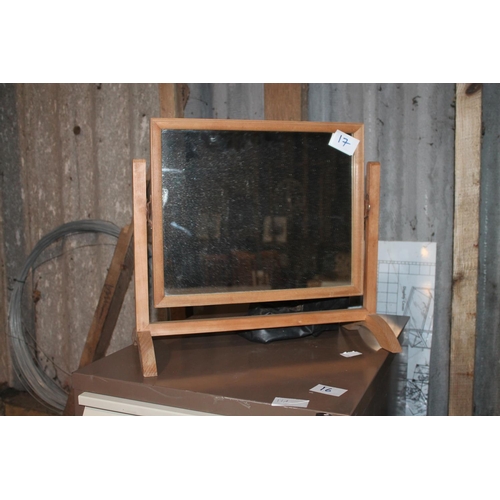 17 - SMALL DRESSING TABLE SWING MIRROR