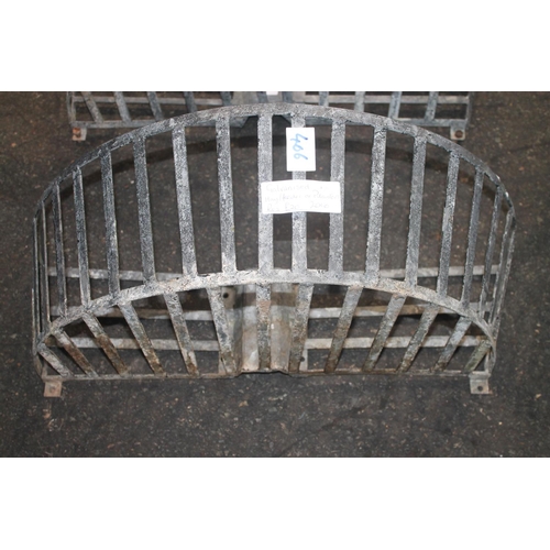 406 - GALVANISED HAY FEEDER OR PLANTER