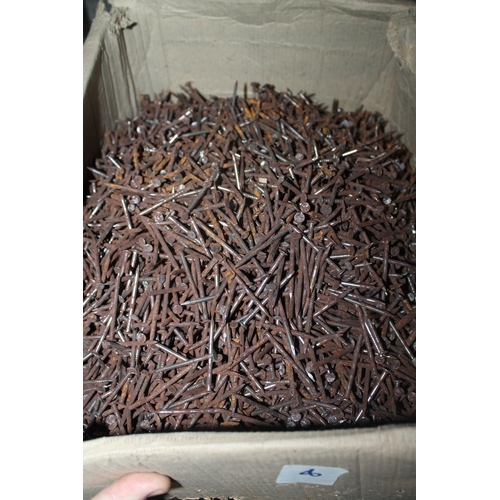 8 - LARGE BOX OF NAILS