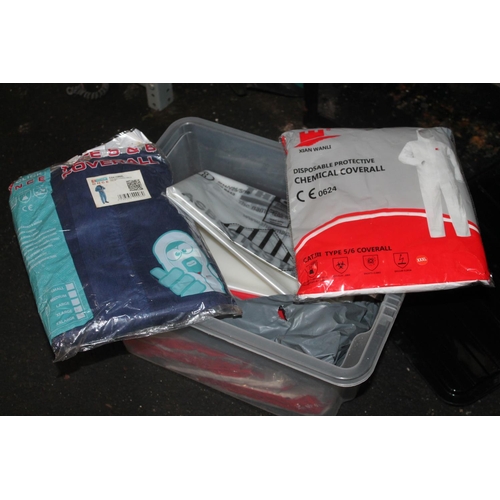 85 - A SELECTION OF DISPOSABLE PROTECTIVE OVERALLS