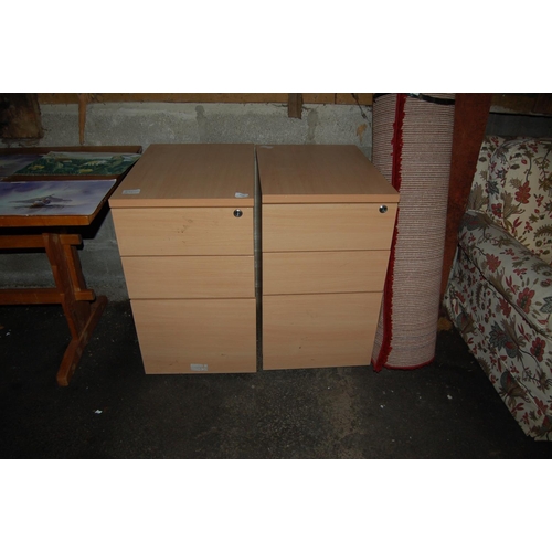 683 - PAIR OF OFFICE FILING DRAWERS