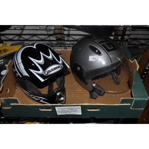 16 - OCTANE HELMET AND GUARDIAN HELMET