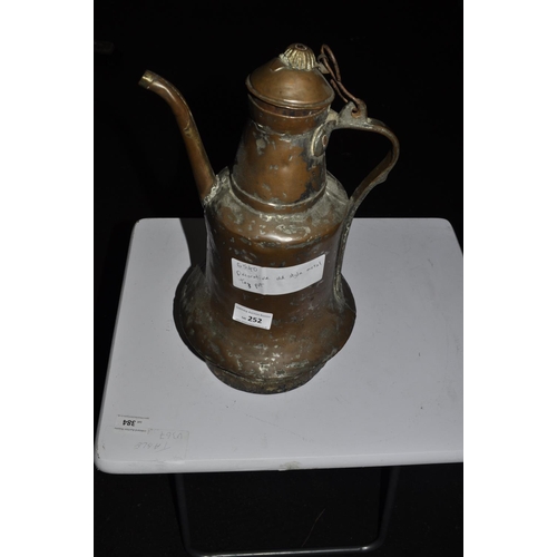 252 - DECORATIVE OLD ASIAN TEA POT