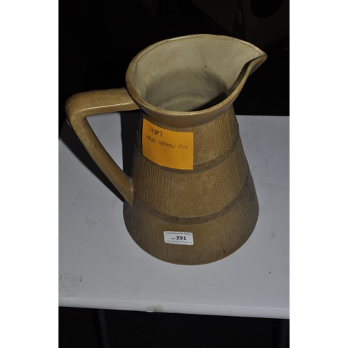 291 - LARGE CERAMIC JUG