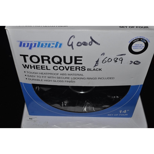 293 - SET OF TORQUE WHEEL COVERS 14 INCH