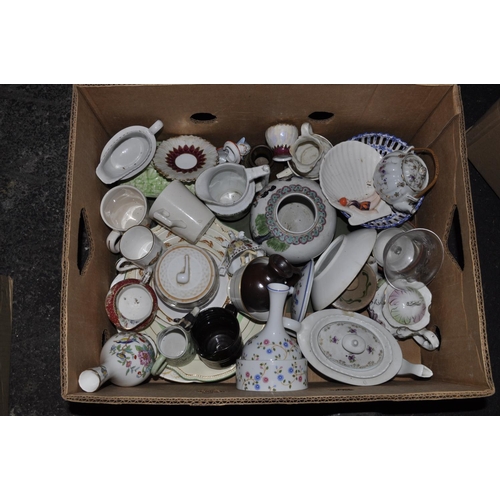 354 - BOX OF ASSORTED CHINA