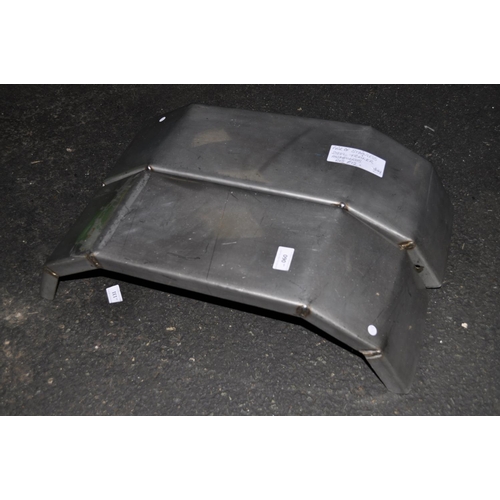 60 - PAIR OF STAINLESS STELL MUD GUARDS