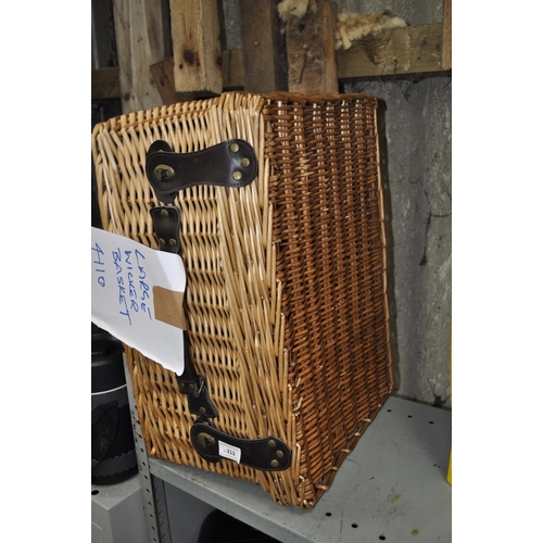 213 - LARGE WICKER BASKET