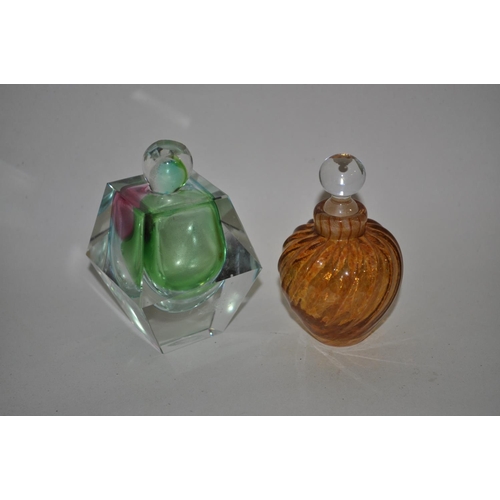 580 - 2 PERFUME BOTTLES.
