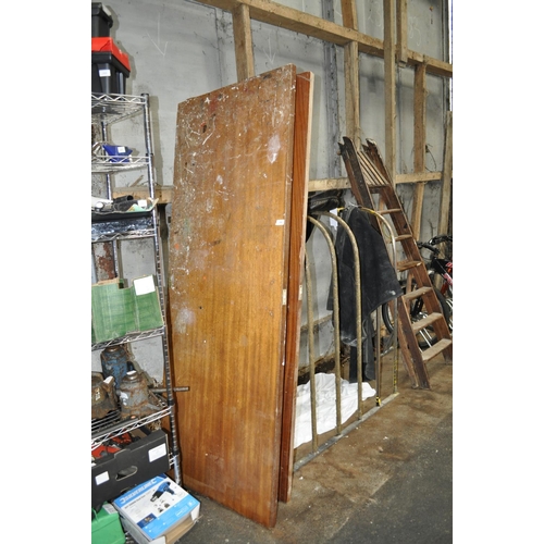 8 - 1X HARDWOOD INTERNAL DOOR AND OTHER