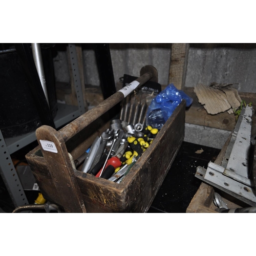 119 - TRUG OF ASSORTED TOOLS