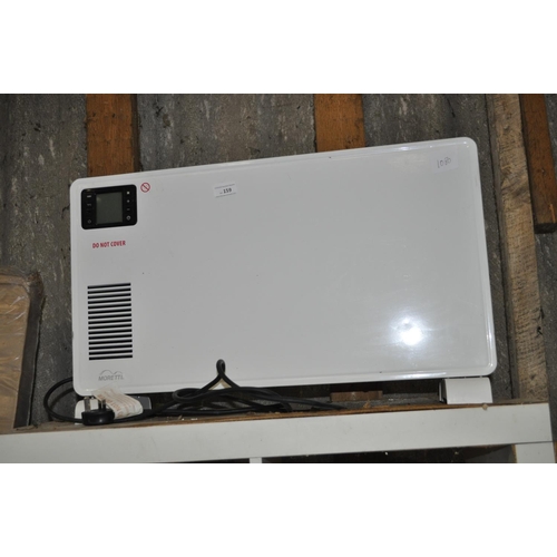 159 - MOREETTI DIGITAL ELECTRIC HEATER