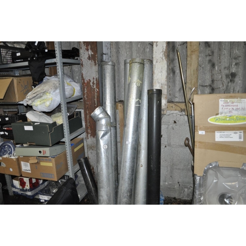 169 - 6 METAL FLUE PIPES