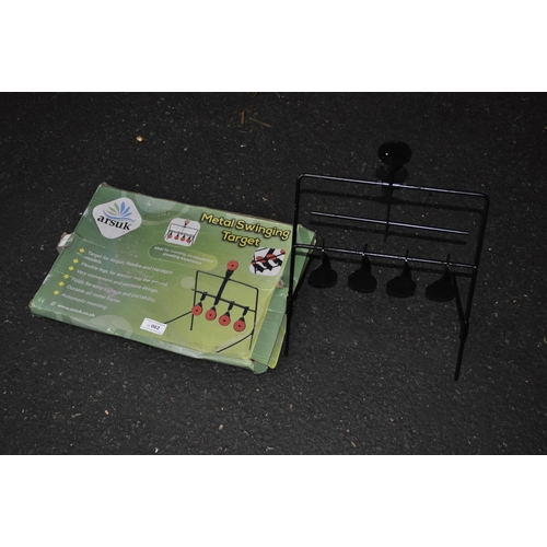 62 - SET OF METAL SWINGING TARGETS