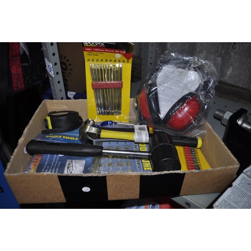 84 - BOX OF BRAND NEW TOOLS