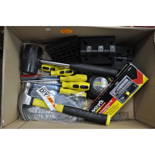 13 - BOX OF MIXED NEW TOOLS ETC