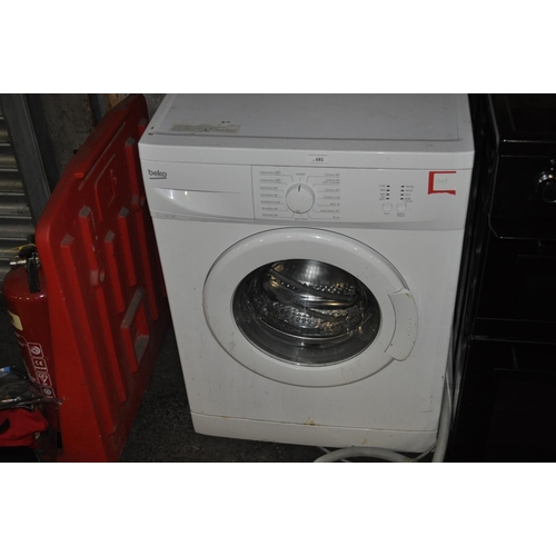 681 - BEKO 1100 5KG SPACE SAVING WASHING MACHINE