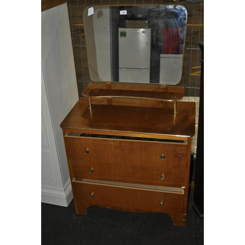 682 - VINTAGE DRESSING TABLE WITH MIRROR