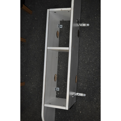 760 - WHITE TV SKY WALL SHELF