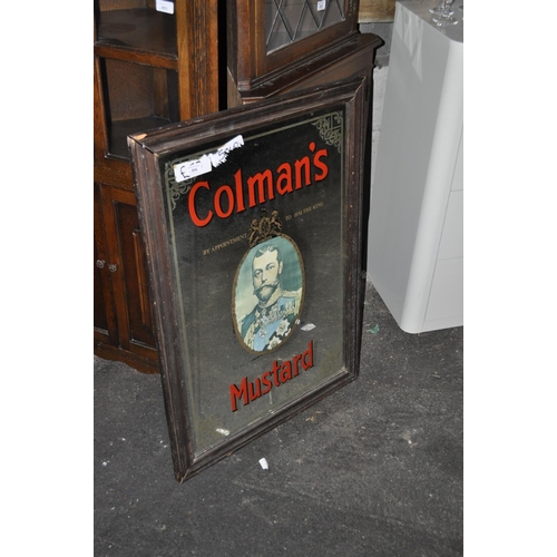 856 - COLMANS MUSTARD ADVERTISING MIRROR