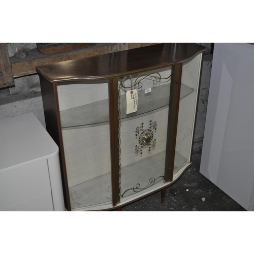 861 - 50S GLAZED DISPLAY CABINET