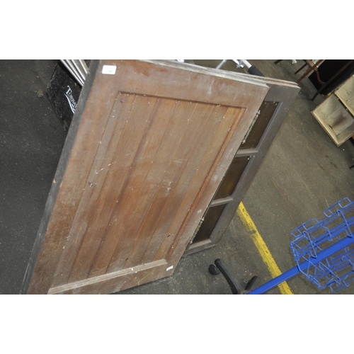 348 - HARDWOOD STABLE DOORS