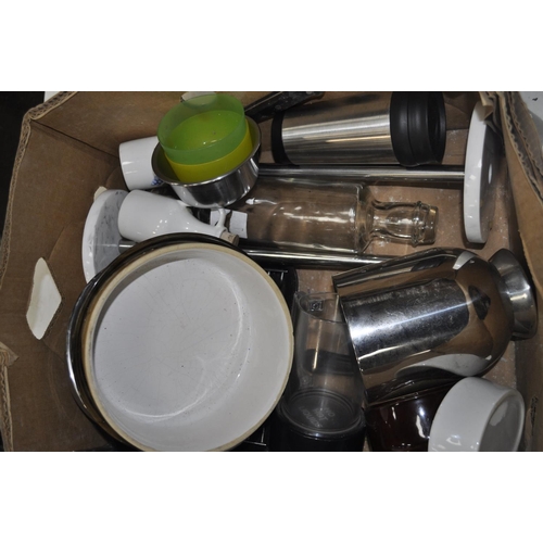 364 - BOX OF MODERN KITCHENALIA