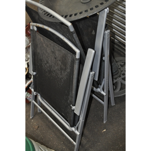 401 - 4 TIER FOLDING ALUMINIUM LADDER