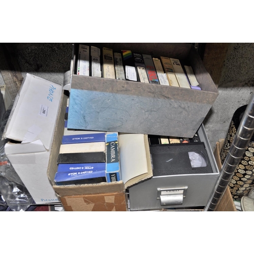 291 - 3 FILING DRAWERS WITH VHS TAPES