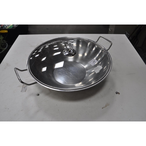 177 - STAINLESS STEEL LIDDED COOKPOT