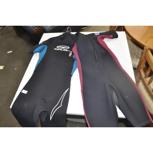 29 - OCEAN FORCE AND GUL SHORTIE WETSUITS